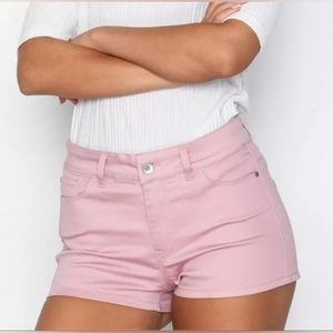 Vero Moda Hot Seven NW Hot Pants Shorts Pink Size Small NWOT